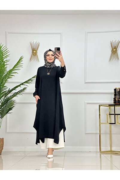 Summer Store Sea Flat Cut Hijab Tunic