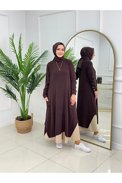 Summer Store Sea Flat Cut Hijab Tunic