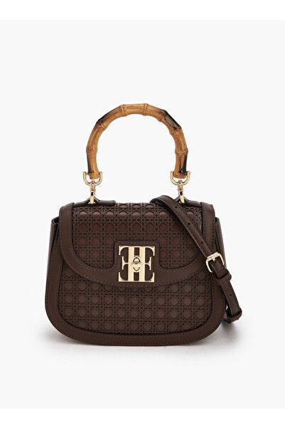 ELLE Textured Crossbody Bag with Detachable Strap