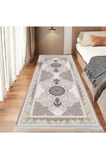 smart home سجادة ممر طويلة مبطنة 300×100 سم - سجادة أرضية ناعمة وعصرية بنقوش ...