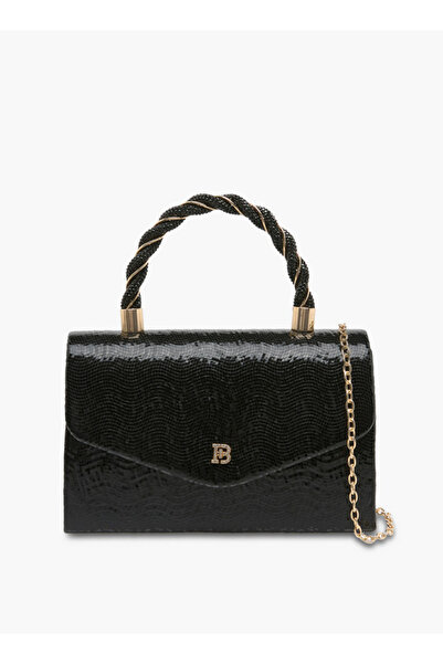 Flora Bella by Shoexpress Textured Crossbody Bag with Detachable Shoulder Strap