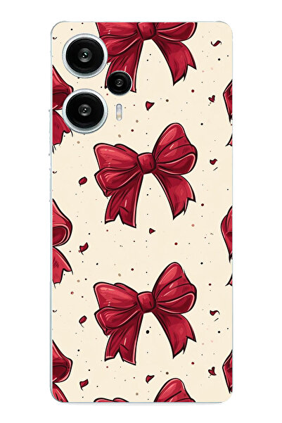 TechTree حافظة سيليكون كبيرة الحجم متوافقة مع POCO F5 مطبوع