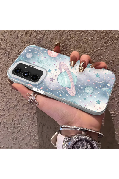 Hontinga حافظة صلبة رفيعة مع حماية للكاميرا، متوافقة مع هاتف سامسونج جالاكسي ...