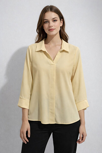 AYHAN Trovakol Sleeve Blouse