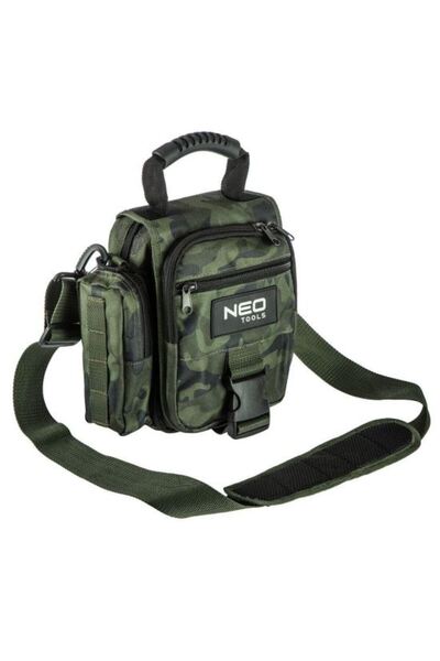 Evelise Shoulder travel/tourist bag, Survival model, camouflage, 8 pockets, 8...