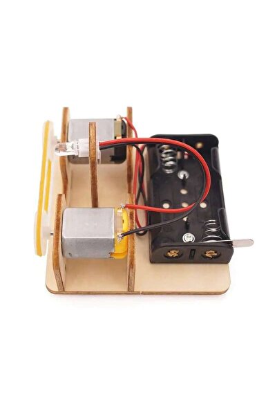 TeTea Jucarie Educationala Tetea, Kit lemn STEM, grup generator electric