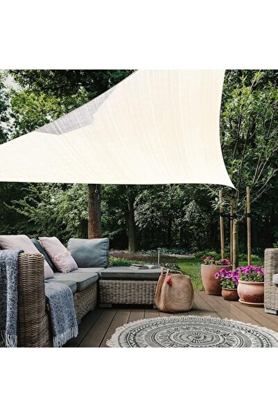 TIMESETL Sunshade Canopy for Terrace and Garden, Flippy, Triangular, 5x5x7 m