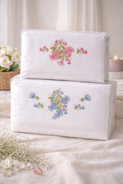 Zico'sPestemal's 3d Kadife Panç % 100pamuk Analı-Kızlı Çeyizlik 12 adet 30x50...