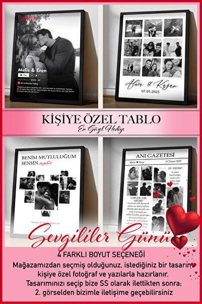 STARYUNA Sevgililer günü hediyesi, 14 Şubat hediyesi, kişiye özel hediye, doğ...