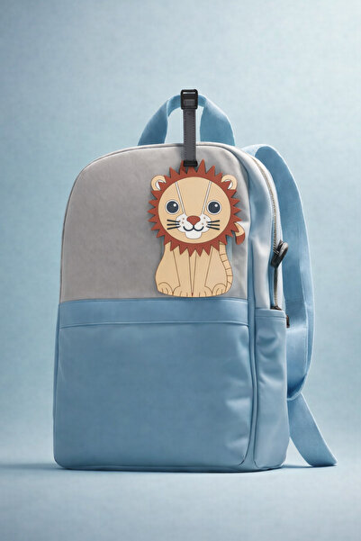 Boldy Ετικέτα βαλίτσας με χαριτωμένη φιγούρα λιονταριού - Ετικέτα τσάντας - Ε...