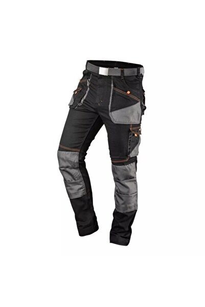 Evelise Pantaloni de lucru slim fit, cu curea, model HD, marimea XXL/56, NEO