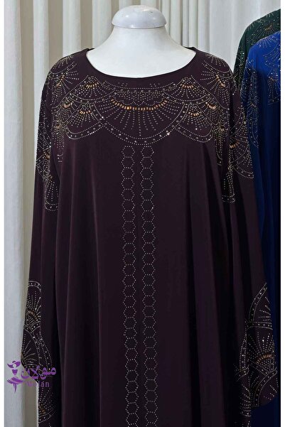 molan fashion A luxurious dark purple jalabiya that expresses quiet elegance ...