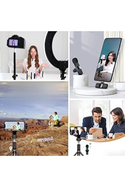 ForWhat Type C iPhone Compatible Wireless Mini Lavalier Microphone for Office...