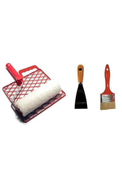 Evelise Set pentru zugravit nr. 2, rola cu gratar, spaclu, pensula, Artool