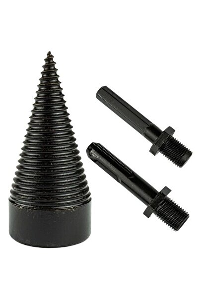 Evelise Con despicator lemn pentru bormasina, cu 2 adaptoare, SDS PLUS, 50 mm...