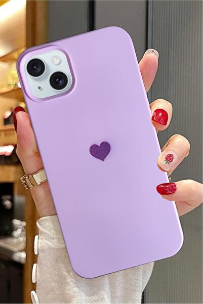 3GEN CASE iPhone 15 Plus-Iphone 14 Plus Compatible Heart Logo Launch Velvet Case