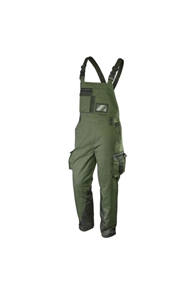 Evelise Παντελόνι εργασίας με σαλοπέτα, σχέδιο παραλλαγής, λαδί, μέγεθος L/52...