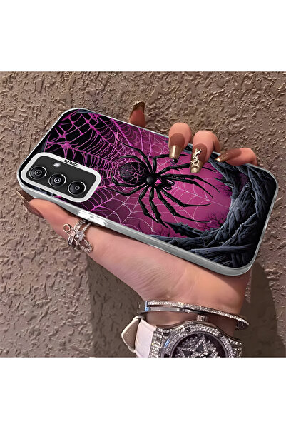 Hontinga حافظة صلبة رفيعة مع حماية للكاميرا بنمط الشمس، متوافقة مع هاتف سامسو...