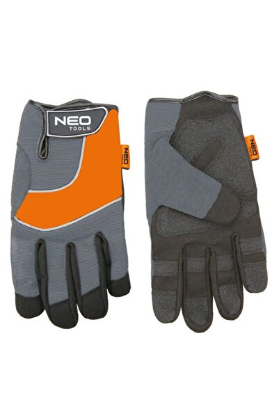 Evelise Synthetic leather gloves, pvc insert, size XL, NEO