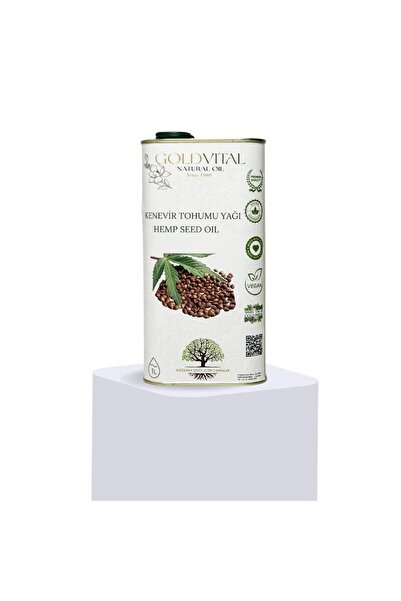 GOLD VİTAL SHOP Kenevir Tohumu Yağı ~ Hemp Seed Oil 1 litre