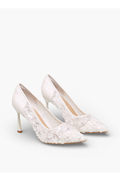 Flora Bella by Shoexpress Women Sequin Embellished Pointed Toe Pumps