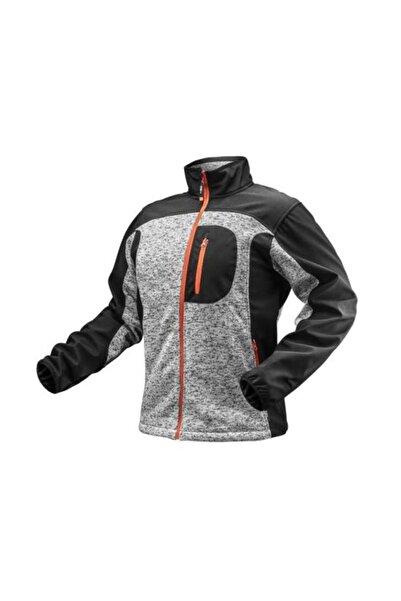 Evelise Hanorac tricotat intarit cu tesatura softshell, model Outdoor, marime...