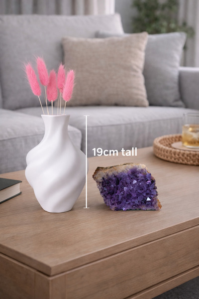 Vescarri مزهرية ديكور عصرية – إكسسوار منزلي بتصميم بسيط