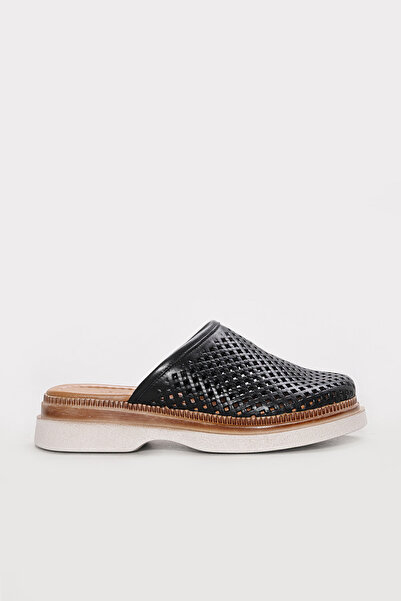 FAST STEP Genuine Leather Women's Flat Slippers 283Za890