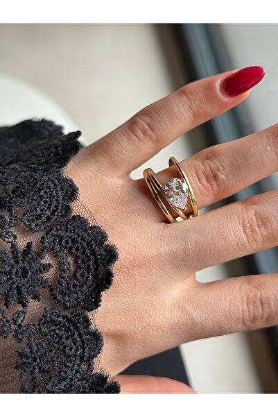 HOUSEKİ Marquise Cut Gemstone Ring