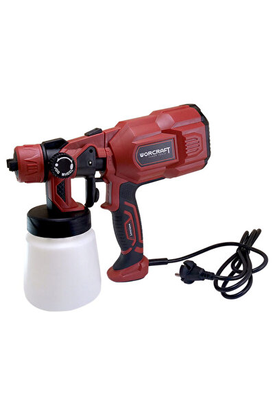 Evelise Pistol de vopsit electric, vas inferior, 550 W, 800 ml, 1.8 mm, Worcraft