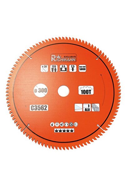 Evelise Disc circular vidia Multimaterial pentru aluminiu, lemn, 100 dinti, 3...