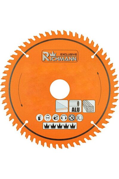 Evelise Disc circular vidia Multimaterial pentru aluminiu, lemn, 60 dinti, 16...