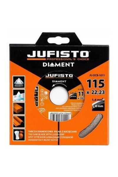Evelise Disc diamantat continuu subtire, 115x1.4 mm, Jufisto