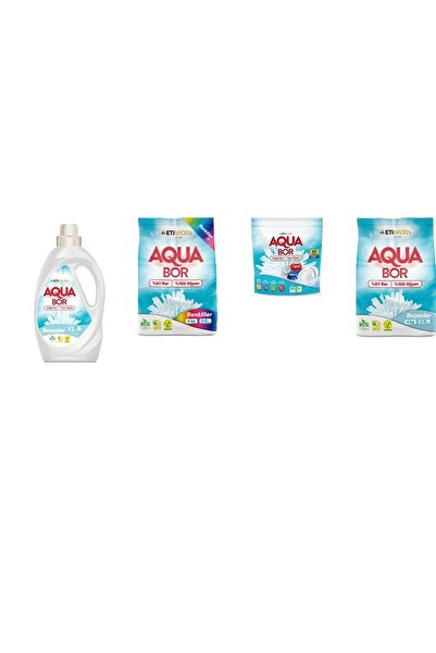 Boron أكوا بور سائل معدني طبيعي أبيض + 4 كجم من الألوان + قرص + 4 كجم أبيض مج...