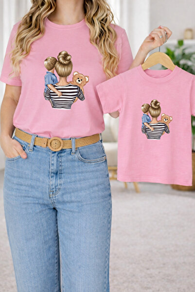 LORVEX Tricou supradimensionat pentru mamă și copil – Tricou pentru mamă și c...