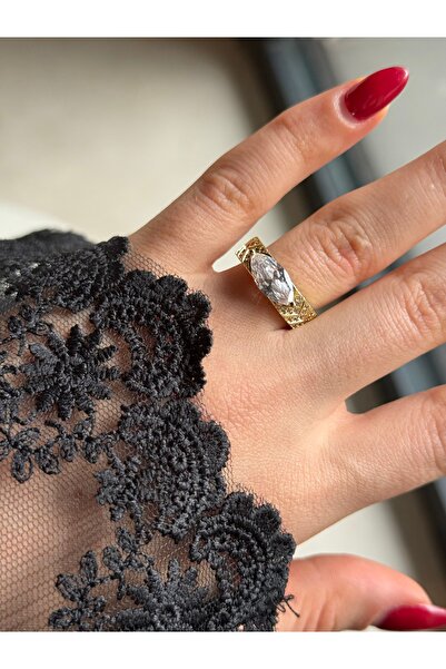 HOUSEKİ خاتم مرصع بالأحجار الكريمة بقصة ماركيز