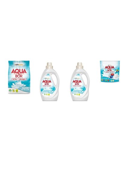 Boron أكوا بور معدن طبيعي 4 كجم أبيض + أبيض سائل + أبيض سائل + مجموعة أقراص م...