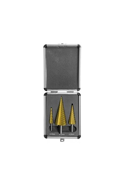 Evelise Burghie pentru metal, in trepte, titan, trusa aluminiu, set 3 buc, 4-...