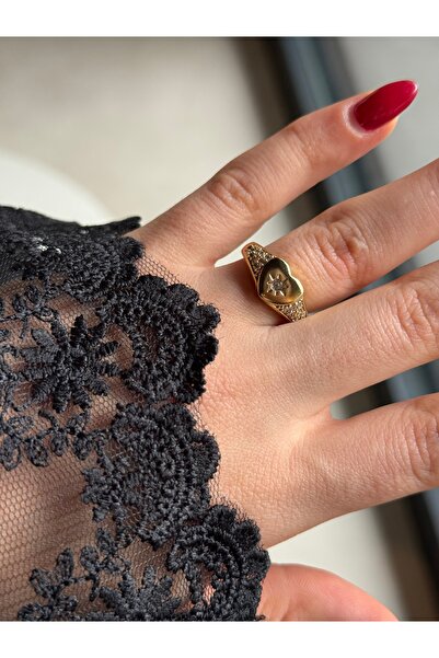 HOUSEKİ خاتم قابل للتعديل مطلي بطبقة فينتاج VIP