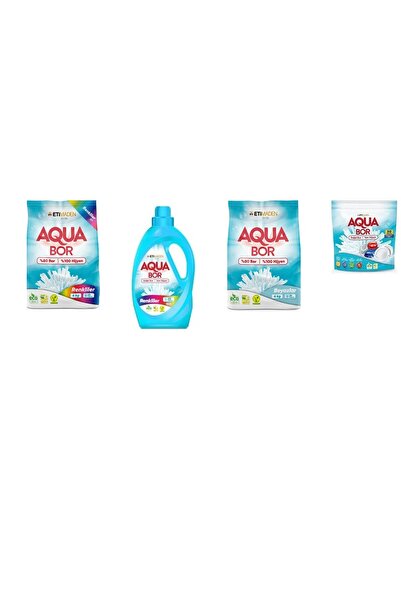 Boron أكوا بور ملونات طبيعية معدنية 4 كجم + ملونات سائلة + 4 كجم أبيض + مجموع...