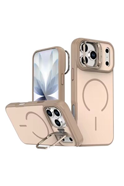 KILIF HOUSE حافظة آيفون 17 برو متوافقة مع حامل ذو سطح غير لامع وتدعم تقنية Ma...