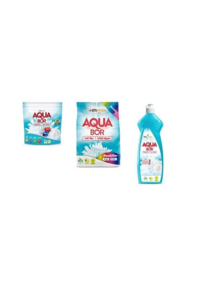 Boron أقراص أكوا بور الطبيعية المعدنية + 4 كجم من المنظفات الملونة + طقم غسيل...
