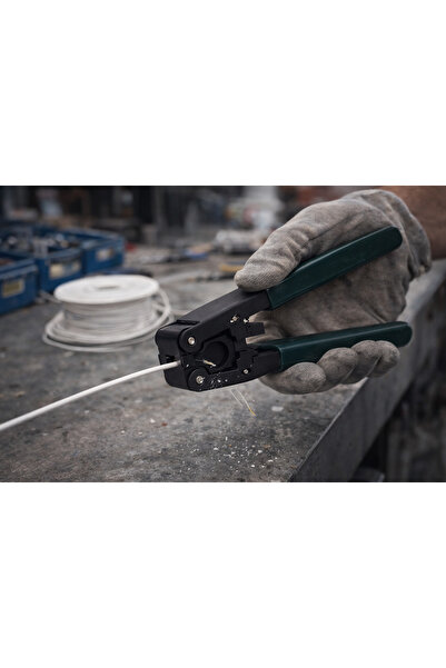 LUXURY , 1/2 Çekirdekli Fiber Optik Kablo Soyucu (0,25 ve 0,9 mm) , Fiber Opt...