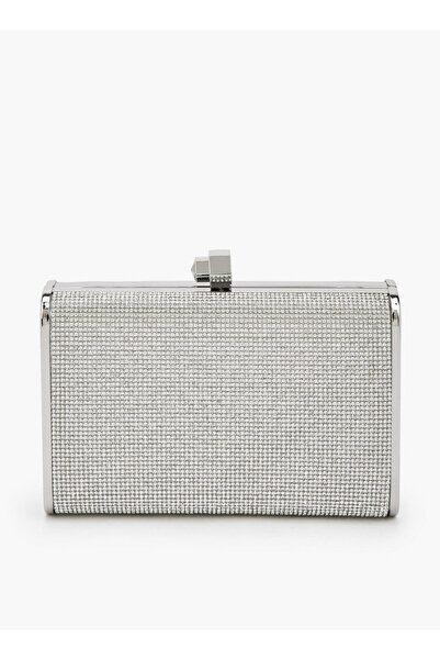 Flora Bella by Shoexpress Embellished Clutch with Detachable Chain Strap Rama...