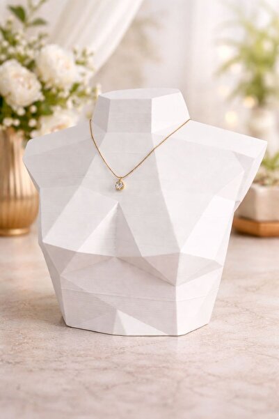 ceatly Modern Geometrik Tasarım Takı & Kolye Standı – Dekoratif Manken Büst