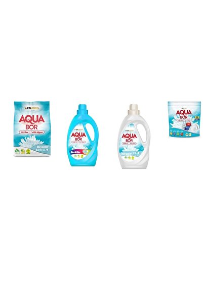 Boron أكوا بور معدن طبيعي 4 كجم أبيض + ألوان سائلة + أبيض سائل + مجموعة أقراص...