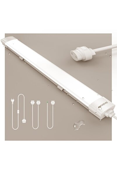 Shengruili Lampă LED KUKUMAO, impermeabilă, conectabilă, 36W 120cm IP66 4000K