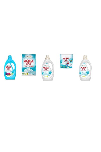 Boron ألوان سائلة معدنية طبيعية من أكوا بور + 4 كجم أبيض + أبيض سائل + تابلت ...