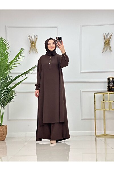 Summer Store Nursema Tunic Pants Double Hijab Set
