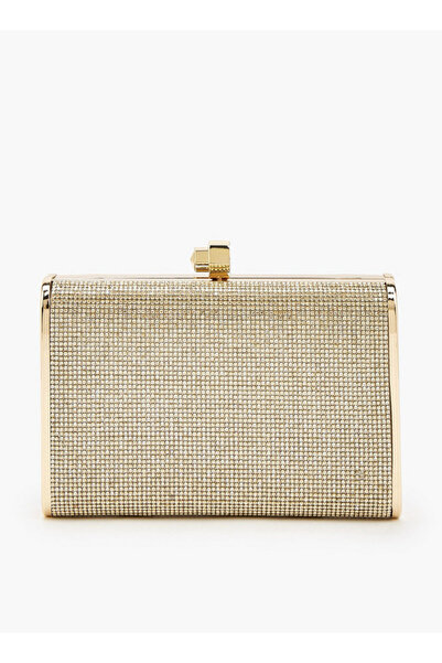 Flora Bella by Shoexpress Embellished Clutch with Detachable Chain Strap Rama...